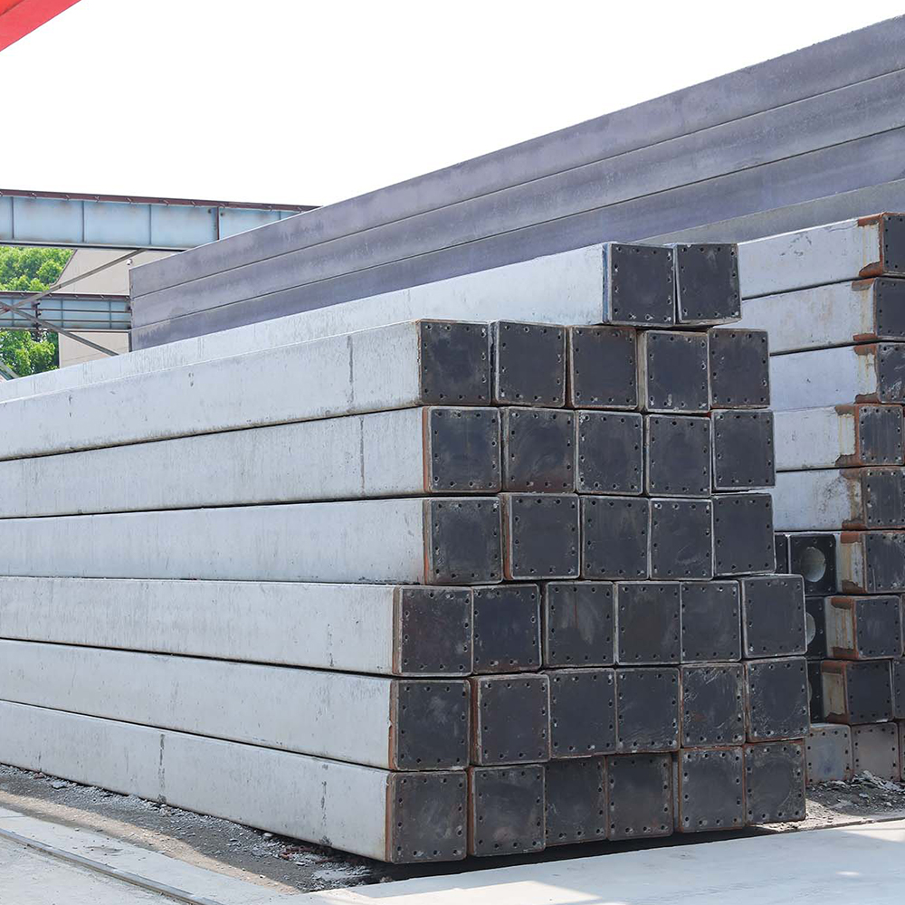 Pieux carrés pleins en béton préfabriqué