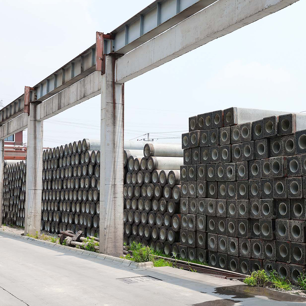 Pieux carrés en béton